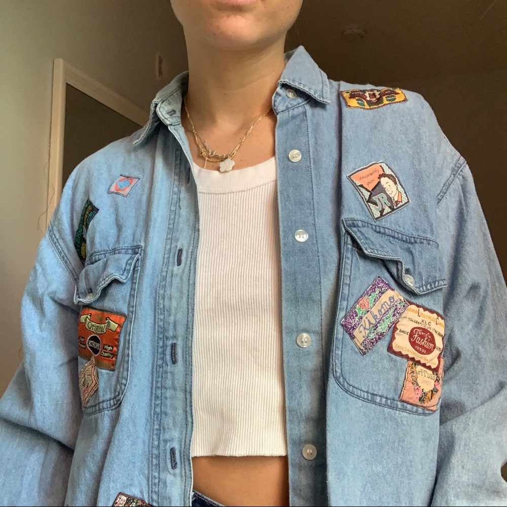 Vintage jean shirt